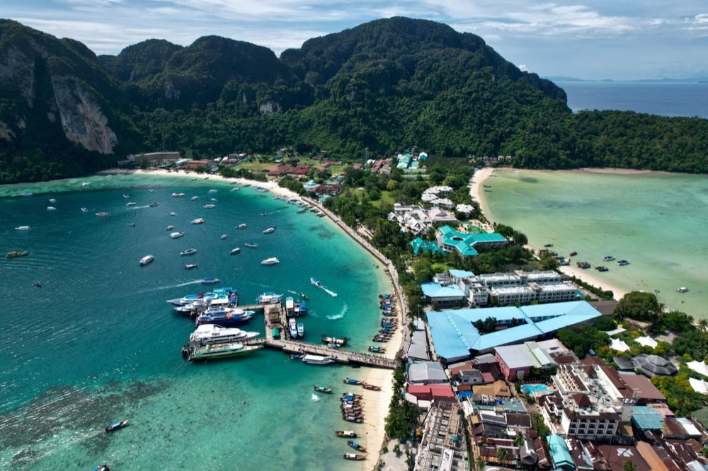 Private yacht charter to Phi Phi Don Island, Phuket Thailand