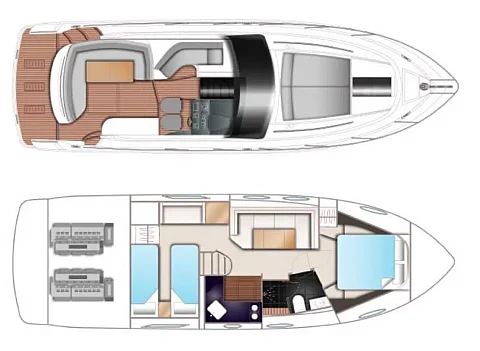  Paris | 42ft Princess Yacht | Phuket