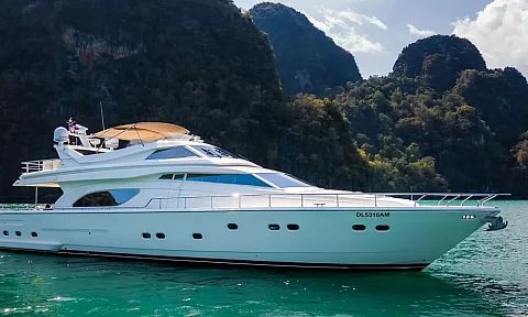 Hagia Sophia — 82ft Ferretti Superyacht Charter Phuket